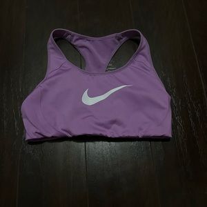 nike sports bra, purple, kids size xs